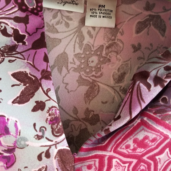 Kim Rogers Signature Petite Long Sleeve Shirt Plum - Picture 4 of 8